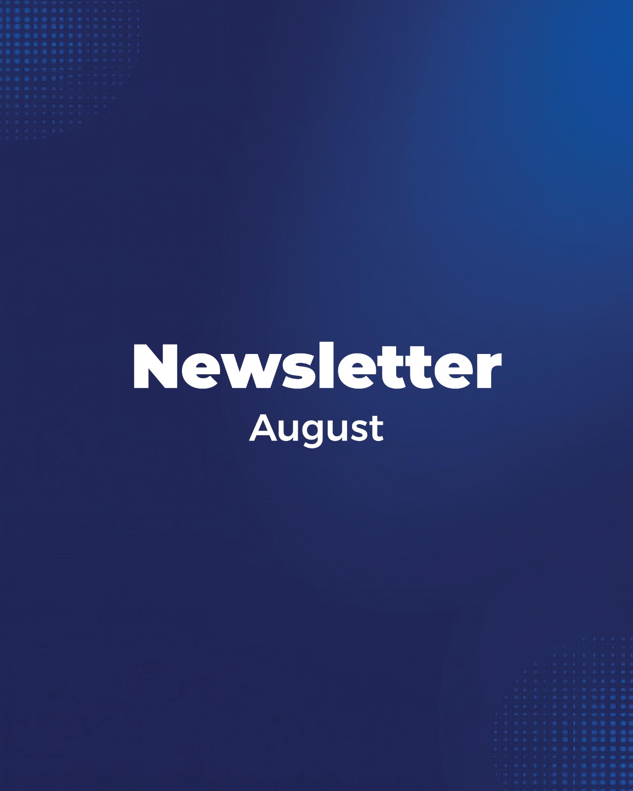 August 2026 Newsletter