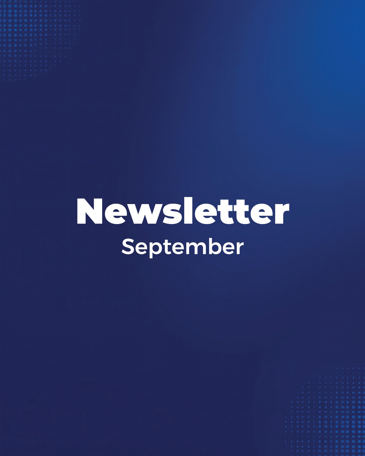 September 2026 Newsletter